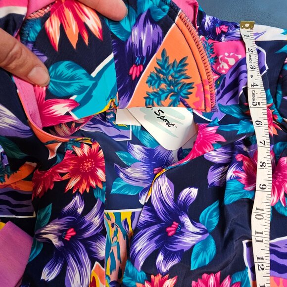 Vintage SG Sport Floral Blouse - Picture 5 of 5